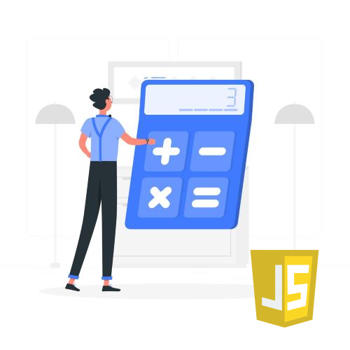 Illustration for Calculator built with JavaScript